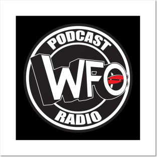 WFO GIANT logo black and white Posters and Art